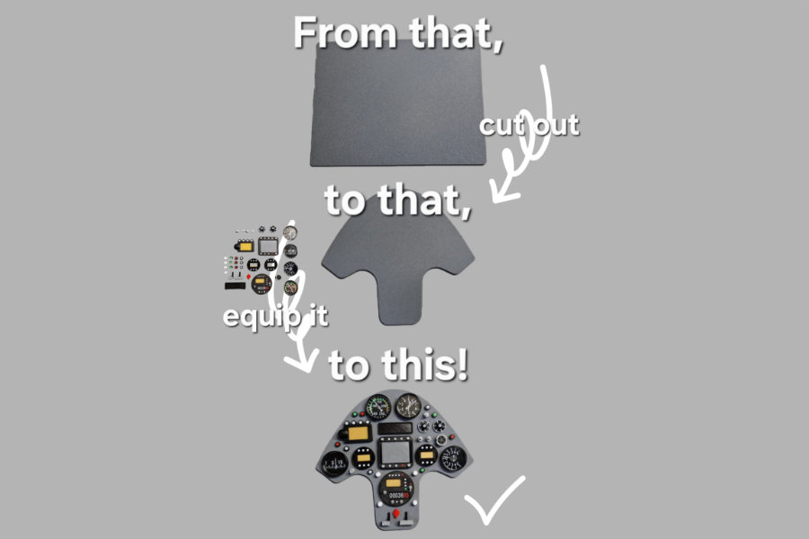 Cockpitausbau + fertige Cockpits