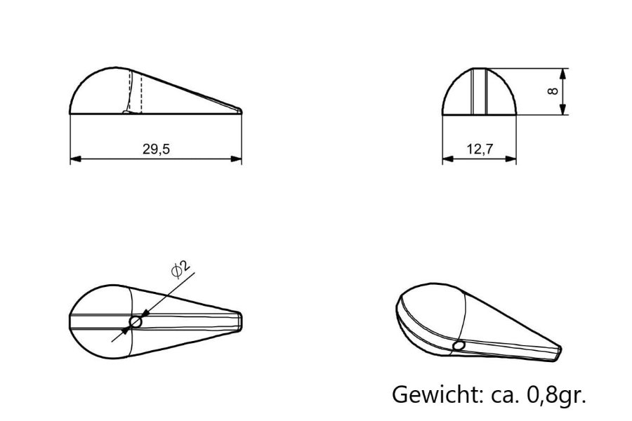 Stabile Heckräder + Schleifsporne